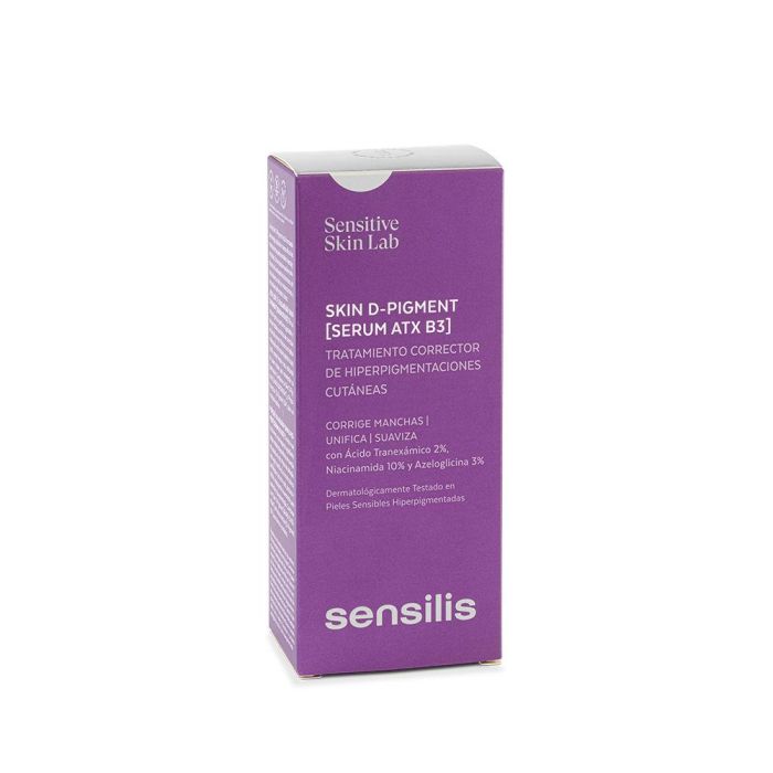 Sensilis SKIN D-PIGMENT [SERUM ATX B3] Sérum Corrector Antiedad con Niacinamida, Ácido Tranexámico y Láctico 30 ml 1