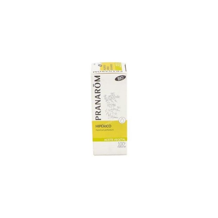 PRANAROM Aceite Vegetal Bio de Hipérico 50ml para pieles frágiles, enrojecidas o irritadas