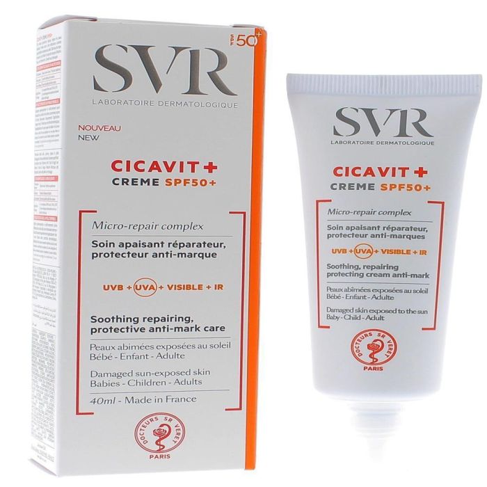 SVR Laboratoire Dermatologique CICAVIT+ Crème SPF50+ Crema Antimanchas 40 ml SVR Laboratoire Dermatologique CICAVIT+ Crème SPF50+ Crema Antimanchas 40 ml