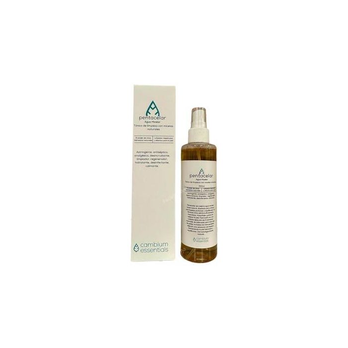 CAMBIUM ESSENTIALS Agua Micelar Tónica de Limpieza 200ml Astringente Antiséptica Calmante