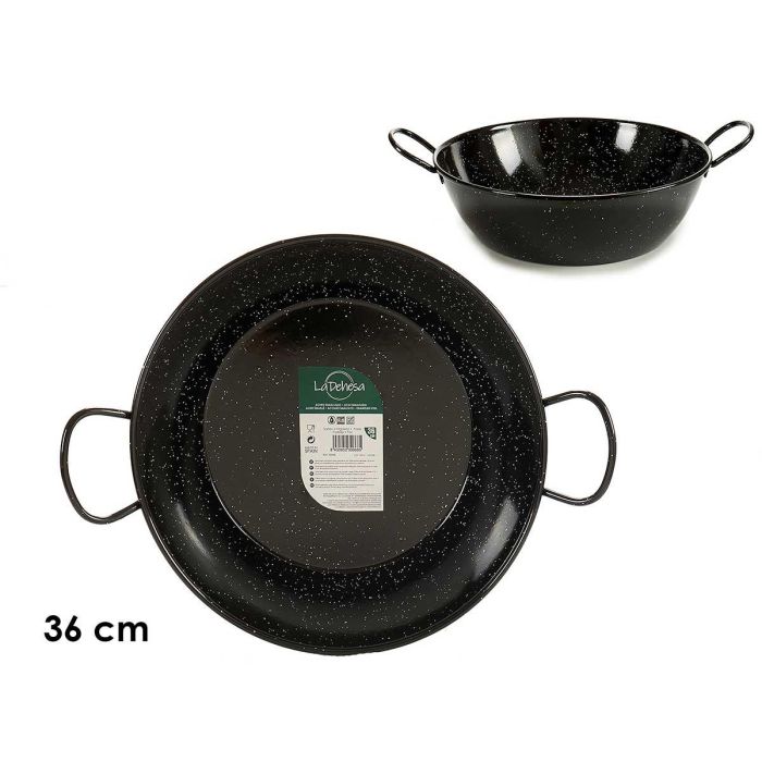Sarten Honda Esmaltada Con Asas 36 Cm La Dehesa (4 Unidades) Sarten Honda Esmaltada Con Asas 36 Cm La Dehesa (4 Unidades)