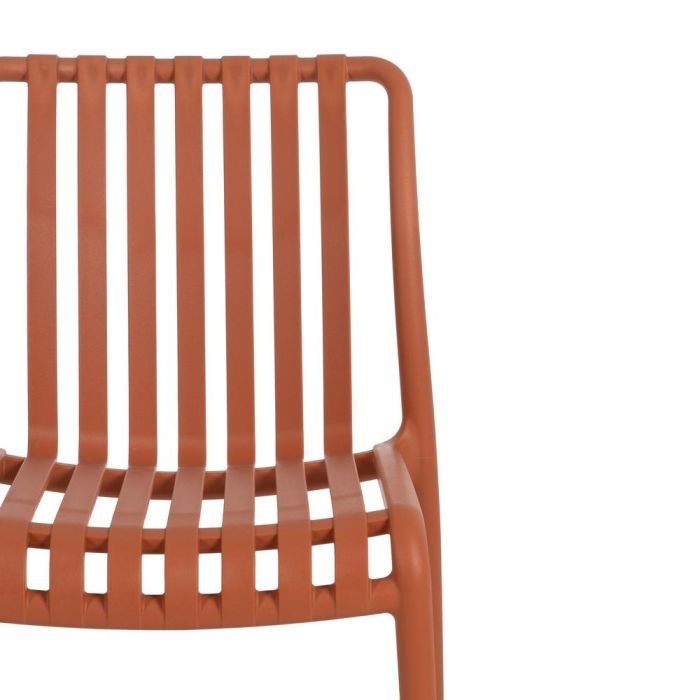 Silla Apilable Terracota Polipropileno 50 X 58 X 80 cm