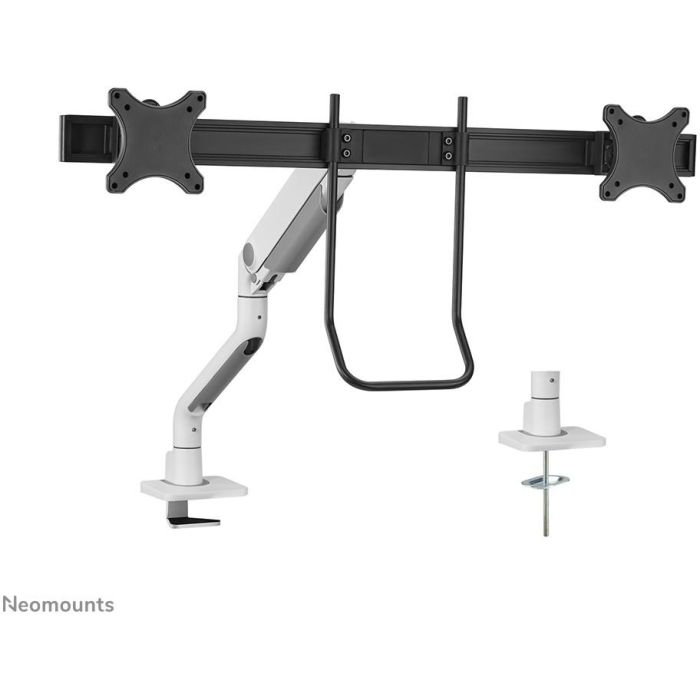 Neomounts DS75S-950WH2 Soporte de Escritorio Full-Motion para 2 Monitores 17-32" con Resorte de Gas, Blanco 8