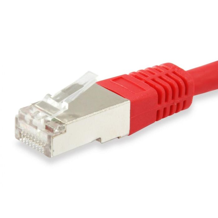 Equip Patchkabel Cat6A S/FTP 2xRJ45 15.00m rot Plat.LSZH Polybeutel 2