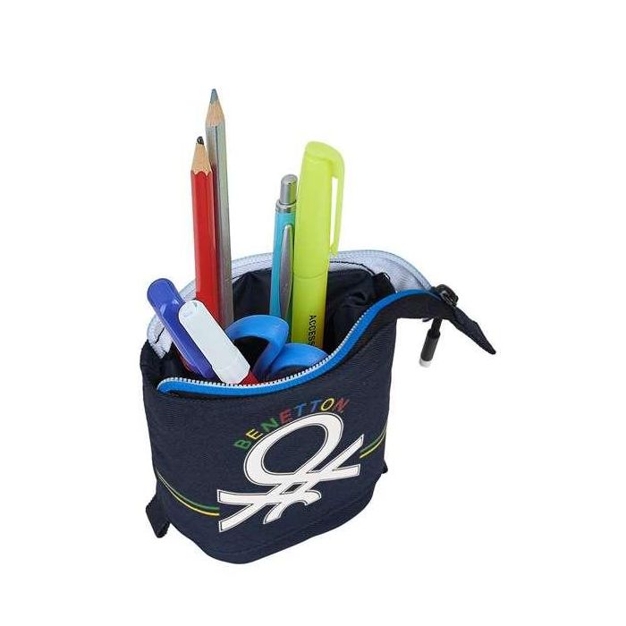 Estuche Cubilete Benetton Sixties Azul marino (8 x 19 x 6 cm) 5 Estuche Cubilete Benetton Sixties Azul marino (8 x 19 x 6 cm) 5