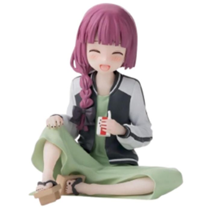 Sega Figura Estatua Coleccionable Kikuri Hiroi de Bocchi The Rock! Oficial PVC 7 cm con Diseño Expresivo Sega Figura Estatua Coleccionable Kikuri Hiroi de Bocchi The Rock! Oficial PVC 7 cm con Diseño Expresivo