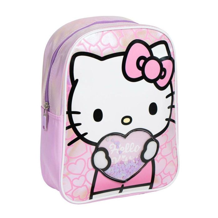 Mochila infantil personaje aplicaciones hello kitty 2.1 x 2.7 x 9.0 cm Mochila infantil personaje aplicaciones hello kitty 2.1 x 2.7 x 9.0 cm