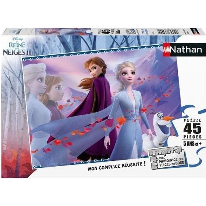 Nathan Rompecabezas Frozen 2 (La Reina de las Nieves 2) 45 Piezas con Marco