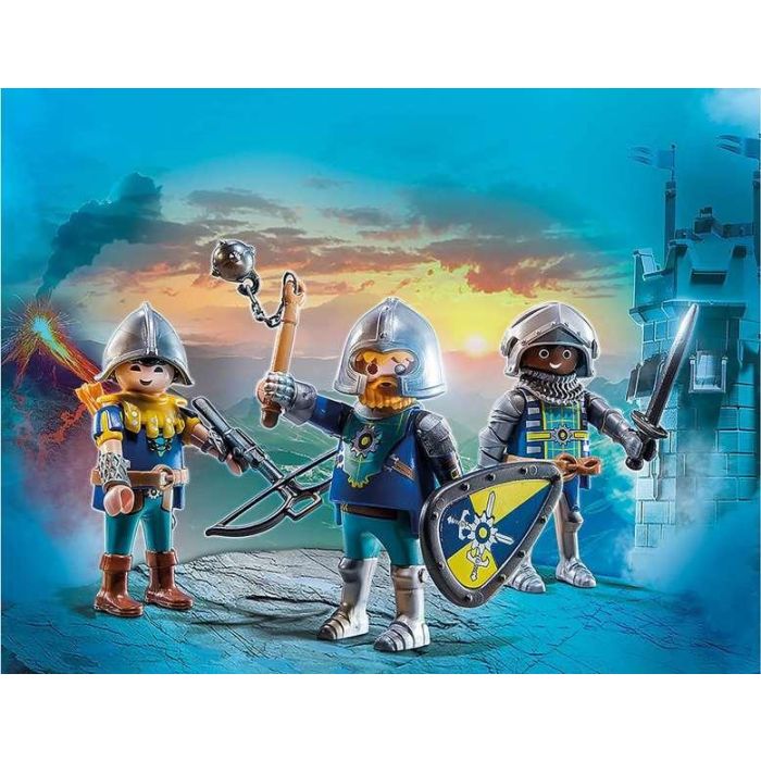 Set de 3 caballeros playmobil novelmore 3