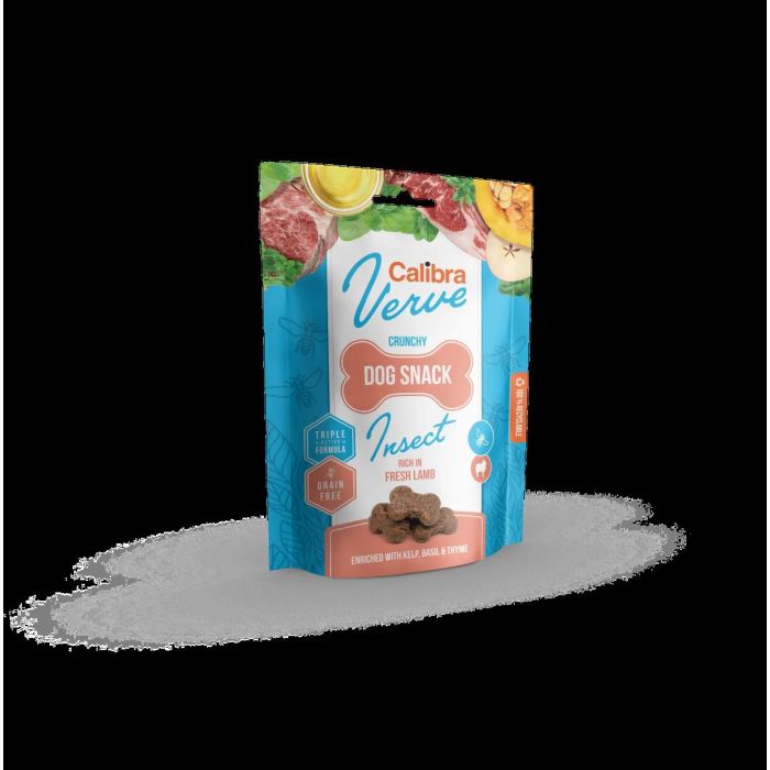 Calibra Dog Verve Crunchy Snack Insectos Y Cordero Fres 150 gr