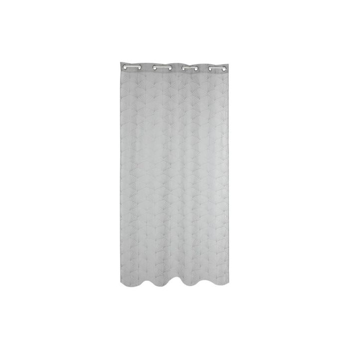 Cortina Urban DKD Home Decor Gris Claro 260 x 140 cm (2 Unidades)