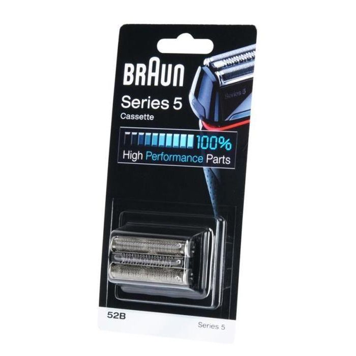 Braun 52B Repuesto Negro Compatible Maquinillas de Afeitar Serie 5 (5040s, 5030s, 5020s) - Nueva y Vieja Generación Braun 52B Repuesto Negro Compatible Maquinillas de Afeitar Serie 5 (5040s, 5030s, 5020s) - Nueva y Vieja Generación