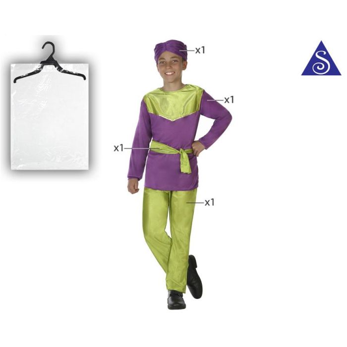 Disfraz Niño Paje Violeta 5-6 Años 1 Disfraz Niño Paje Violeta 5-6 Años 1