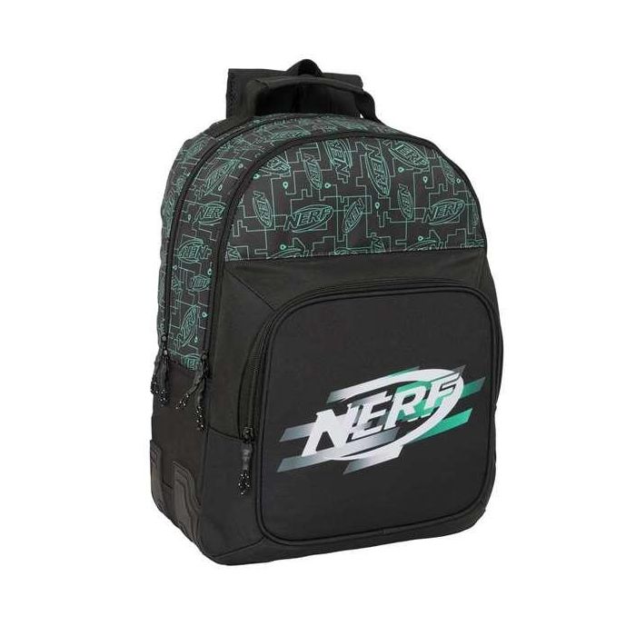 Mochila Escolar Nerf Game Negro 32 x 42 x 15 cm