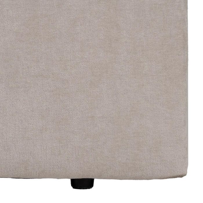 Cabecero Crema Tejido Dormitorio 165 X 8 X 125 cm