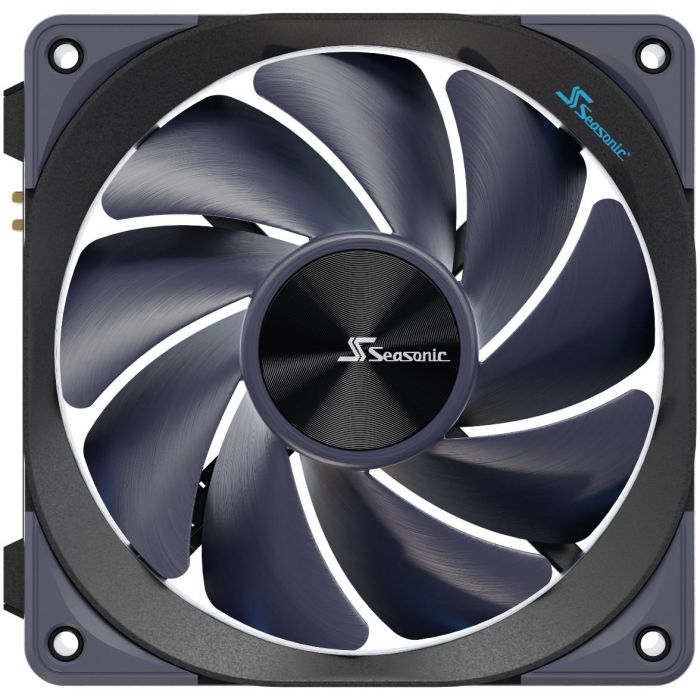 Seasonic MagFlow 1225PWM Ventilador de 120mm para PC - 1 Pack, 600-2000 RPM, Rodamiento FDB, Negro 2