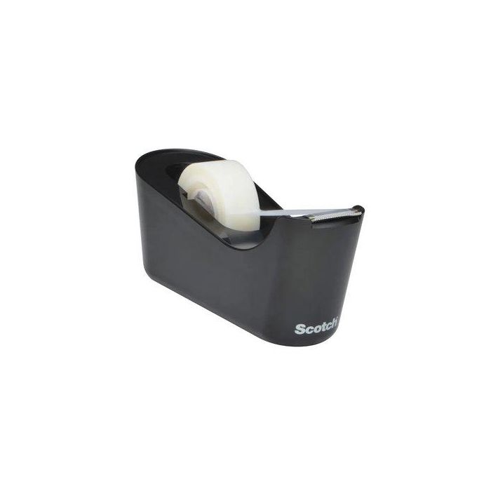 Portarrollos Scotch C18 Negro + 1 Rollo Magic 19X33