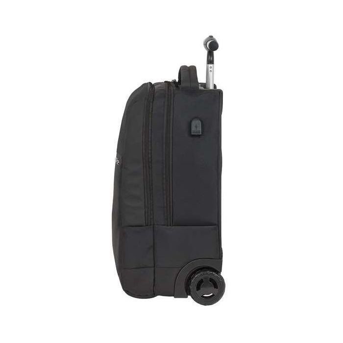 Safta Trolley Portatil 15,6''+Tablet+Usb 47.50x37x21 cm Negro 900D Gucci Nylon + Pvc Leather