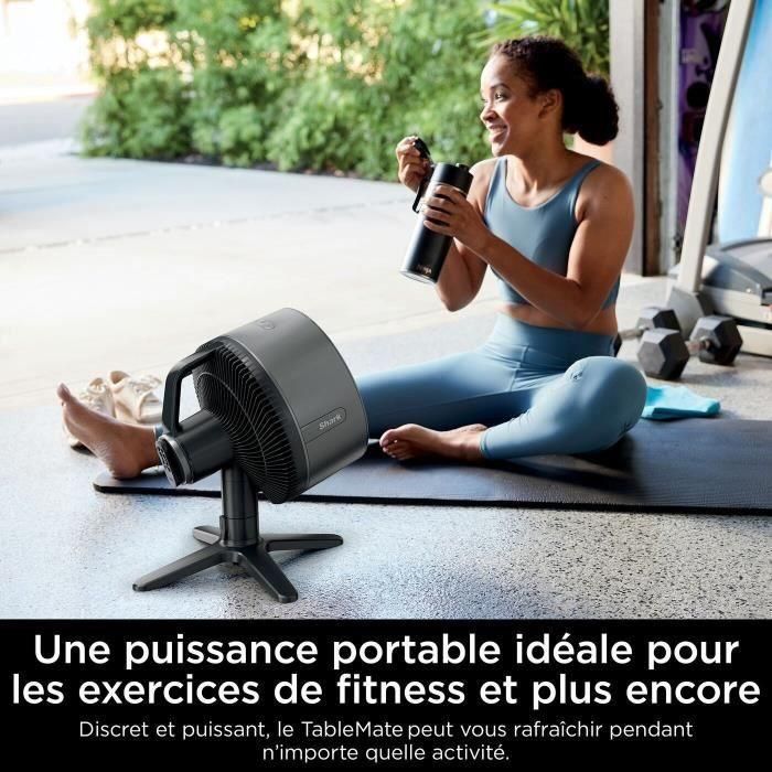 Shark FA150EU SHA622356304672 Ventilador de mesa FlexBreeze TableMate Con o sin cable 3