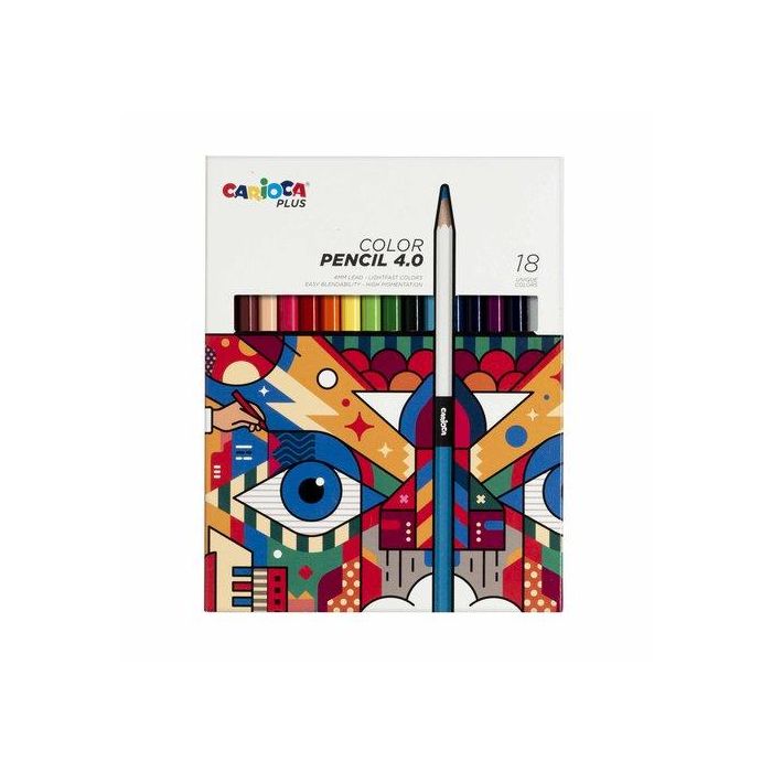 Lapices De Colores Carioca Plus Caja De 18