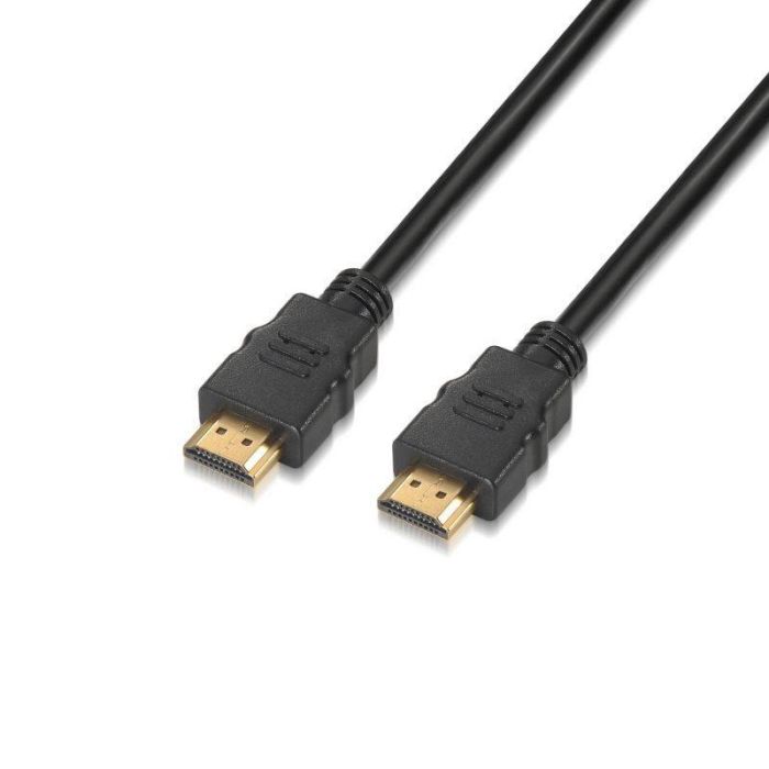 Aisens Cable Hdmi V2.0 Premium Alta Velocidad Hec 4K@60Hz 18 grbps A-M - A-M Negro 0,5M