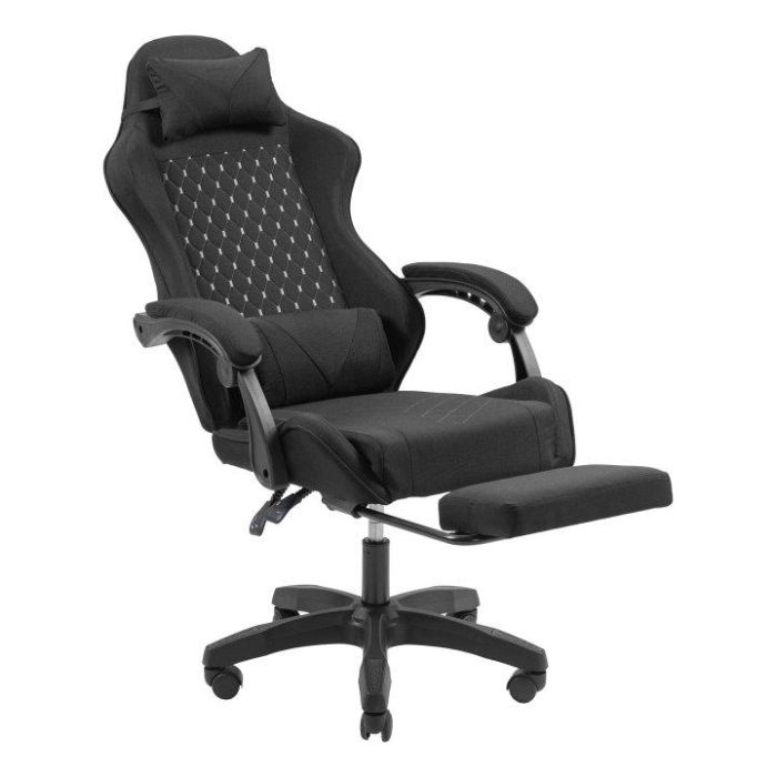 Mars Gaming Silla Gamer Ergonómica Reclinable MGCXFGRB con Reposapiés y Reposabrazos Ajustables, Negra