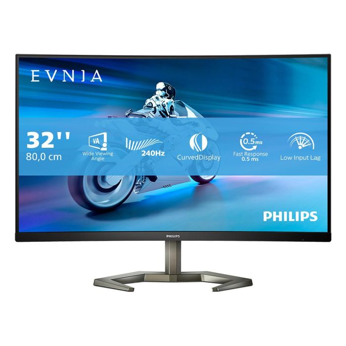 Philips 32M1C5200W Monitor 31.5" QHD 240Hz VA Curvo 1500R 4ms 2xHDMI 1xDP 1920x1080 1