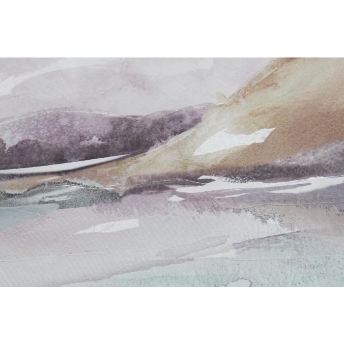 DKD Home Decor Cuadro Moderno Pintado a Mano de Montañas Gris Blanco 124x64cm (2 Unidades) 2 DKD Home Decor Cuadro Moderno Pintado a Mano de Montañas Gris Blanco 124x64cm (2 Unidades) 2