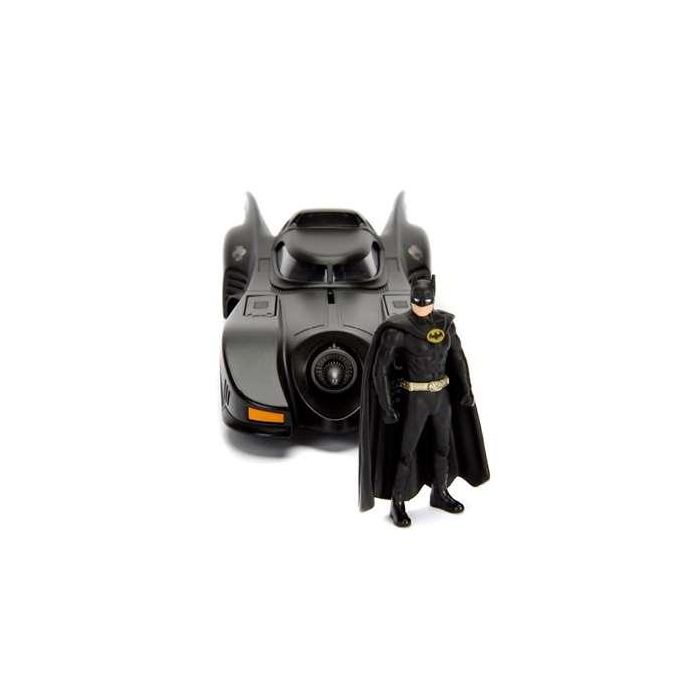 Coche metal batmóvil 1989, incluye figura batman de metal 7 cm escala 1:24 30x15x11 cm 9
