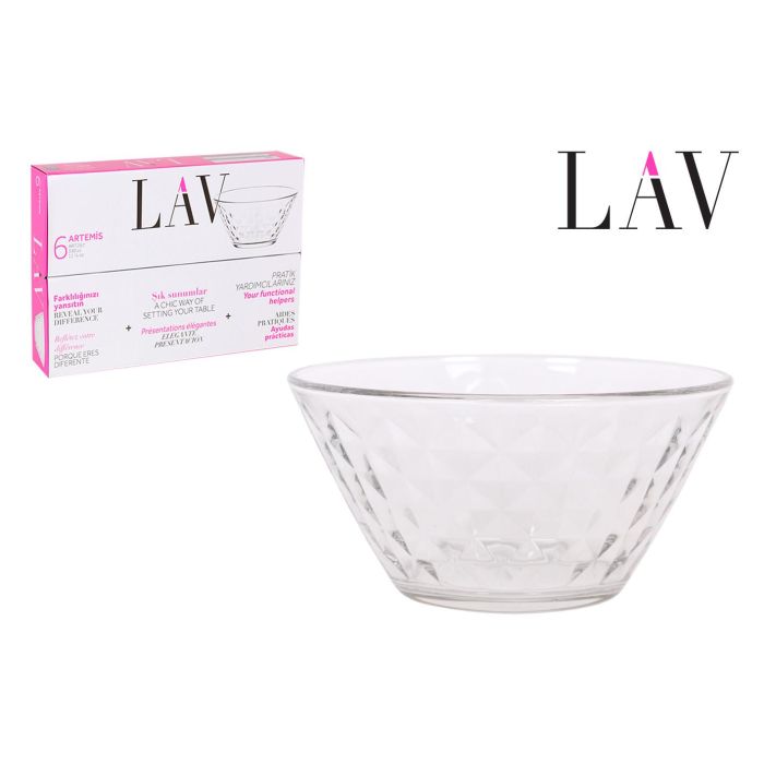 Lav Set 6 Bols Artemis 12 cm - 330 cc, Colección Artemis (8 Cajas) 0 Lav Set 6 Bols Artemis 12 cm - 330 cc, Colección Artemis (8 Cajas) 0