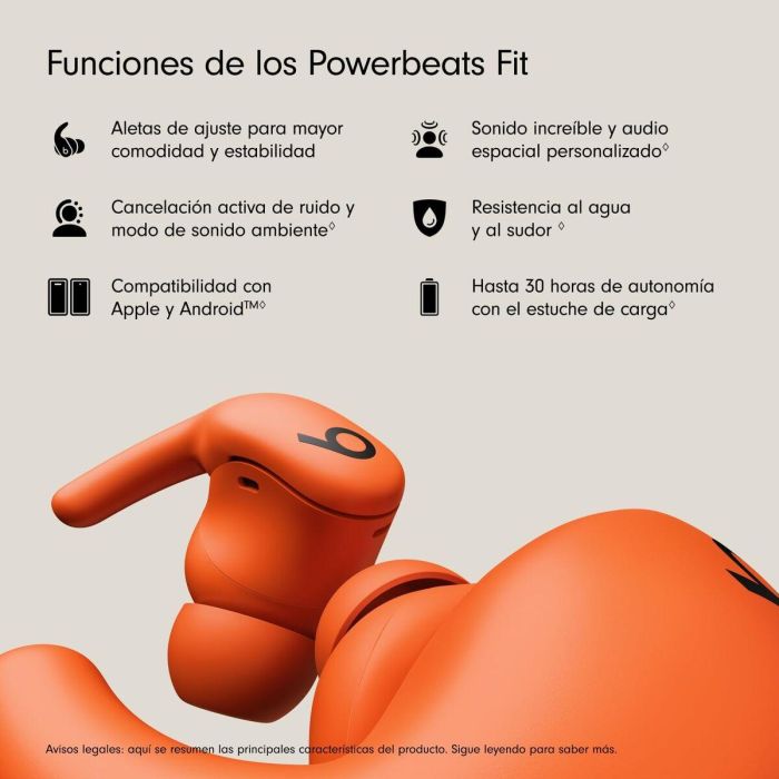 Auriculares con Micrófono Beats ME2M4ZM/A Naranja 10 Auriculares con Micrófono Beats ME2M4ZM/A Naranja 10