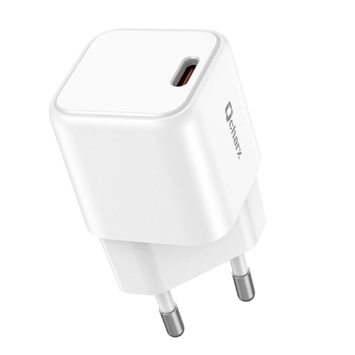 Qcharx International Cargador Mini Hera 3A 20W - Carga Rápida, Chip Inteligente, Carcasa Ignífuga