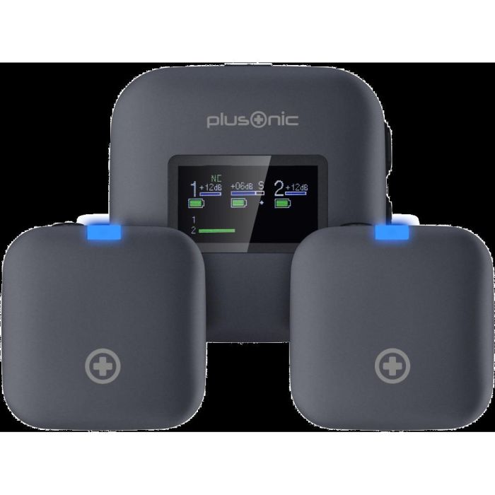 Plusonic Wireless Mikrofone Kit PS-TDS8 USB Type C/Lightning/3.5mm Klinke WiFi-Micro *ALLTRAVEL* 0 Plusonic Wireless Mikrofone Kit PS-TDS8 USB Type C/Lightning/3.5mm Klinke WiFi-Micro *ALLTRAVEL* 0