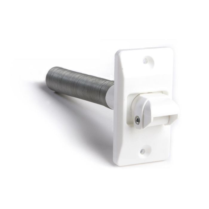 Cambesa Polea 9108 Nylon Orientable Blanca, PVC, Guía de Cinta, 14/18 mm