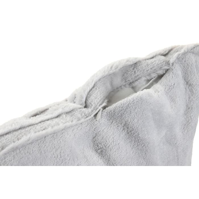 Cojin Urban DKD Home Decor Gris Claro 45 x 45 cm (2 Unidades) 3