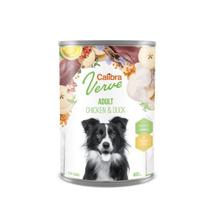 Calibra Dog Gf Verve Adult Pollo Y Pato Caja 6x400 gr