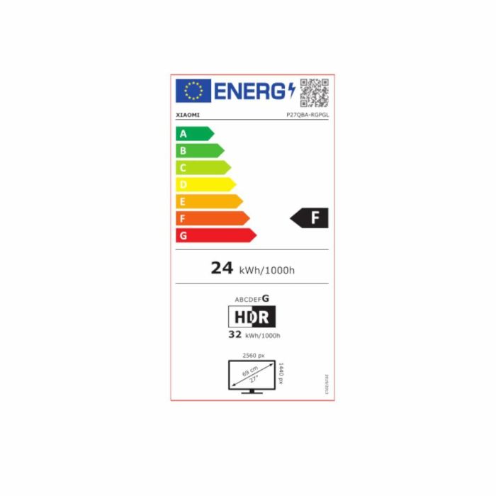 Xiaomi XIA1731112653202 Pantalla Gamer para PC 27 QHD IPS 180Hz Mini LED G PRO 27i 1ms 3 Xiaomi XIA1731112653202 Pantalla Gamer para PC 27 QHD IPS 180Hz Mini LED G PRO 27i 1ms 3