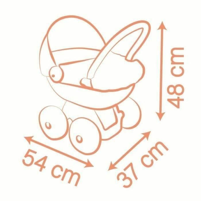 Smoby Cochecito de Abrazos Baby Nurse SMO3032162203958 a partir de 18 meses 2