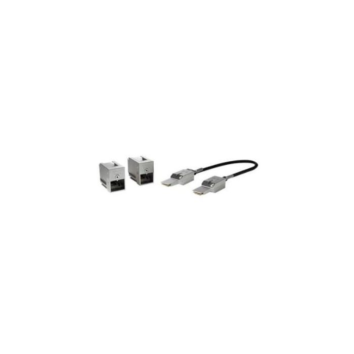 Cisco C9300L-STACK-KIT= CATALYST 9300L - Cable InfiniBand de 0.5m con conectores macho, Negro/Gris, 320 Gbit/s