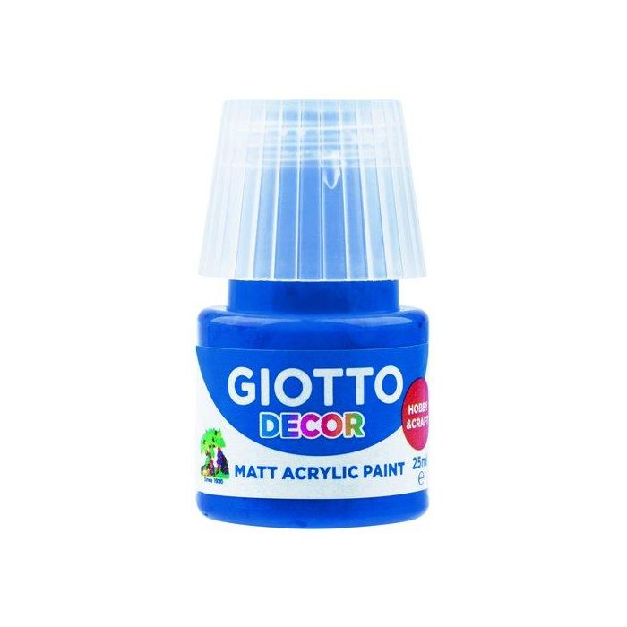 Pintura Acrilica Giotto 25 Ml (Bote) Azul Ultramar 6 unidades