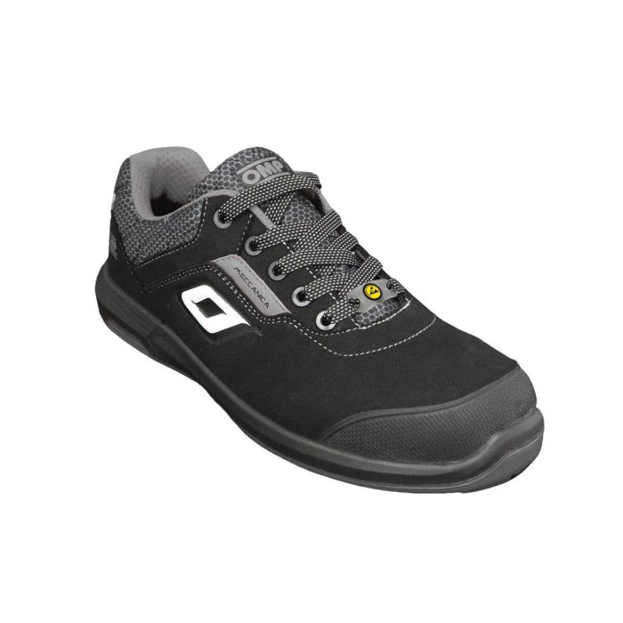 Omp Meccanica OMPS90024701 Zapatillas de Seguridad S3 SRC ESD Pro Urban Ligeras sin Metales Puntera Fibra Vidrio X-Lite Negro Gris Talla 47