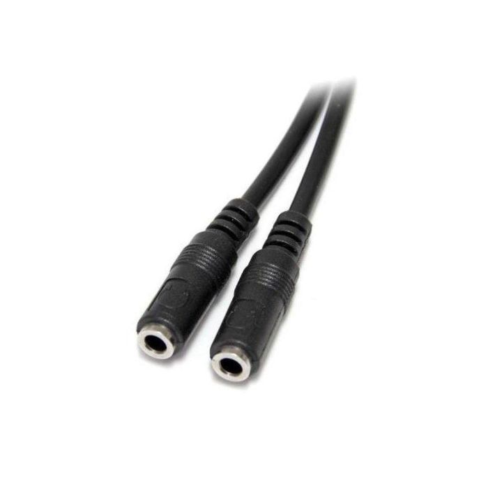 Adaptador Audio Jack Startech MUY1MFFS Negro 0,2 m 2