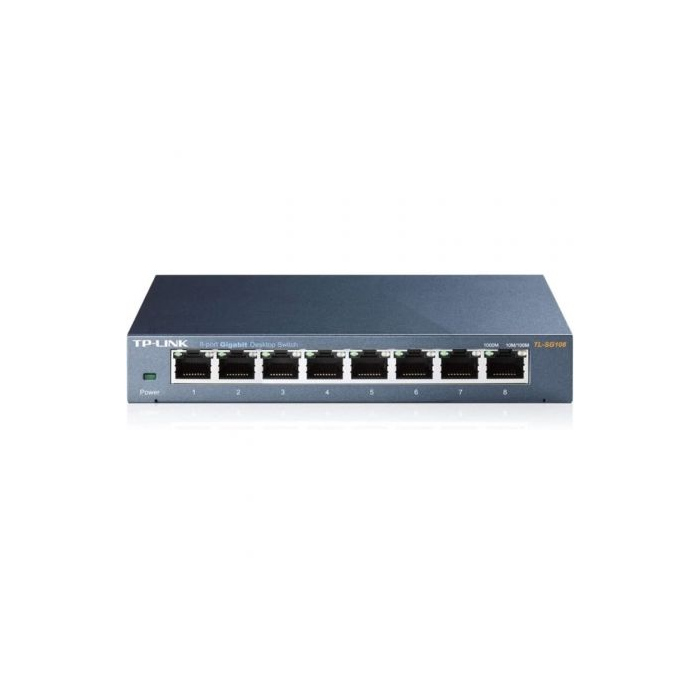 Switch TP-Link TL-SG108 V3.0 8 Puertos/ RJ-45 10/100/1000 1 Switch TP-Link TL-SG108 V3.0 8 Puertos/ RJ-45 10/100/1000 1