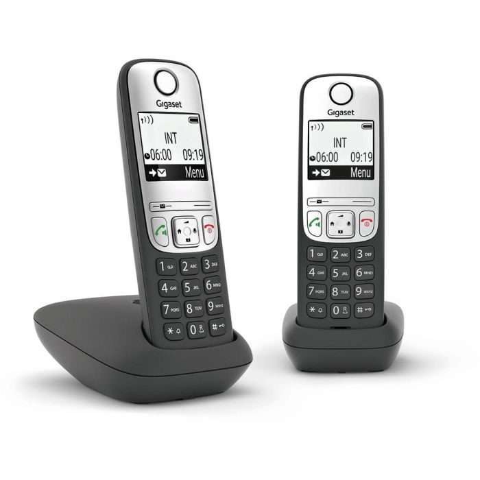 GIGASET A690A DUO mit Anrufbeantworter - schwarz/silber 0 GIGASET A690A DUO mit Anrufbeantworter - schwarz/silber 0