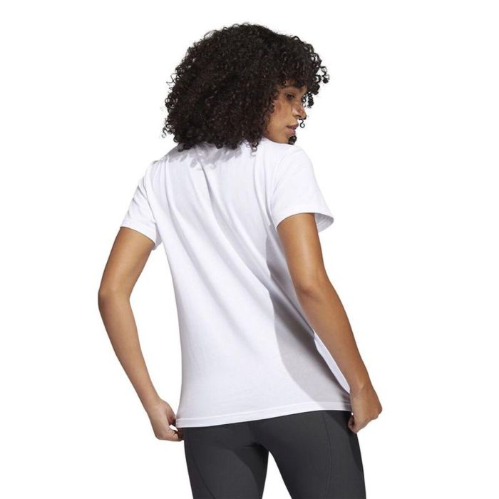 Camiseta de Manga Corta Mujer Adidas H57399 Blanco (XS)
