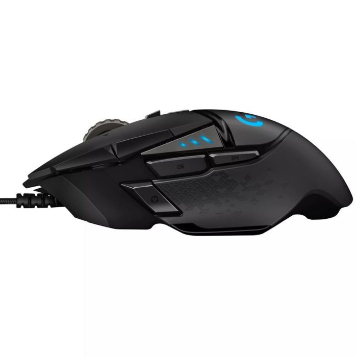 Logitech G502 HERO Ratón Gaming de Alto Rendimiento con Sensor Óptico HERO 25K, 200-25600 DPI, Iluminación RGB y Pesos Ajustables USB 1 Logitech G502 HERO Ratón Gaming de Alto Rendimiento con Sensor Óptico HERO 25K, 200-25600 DPI, Iluminación RGB y Pesos Ajustables USB 1
