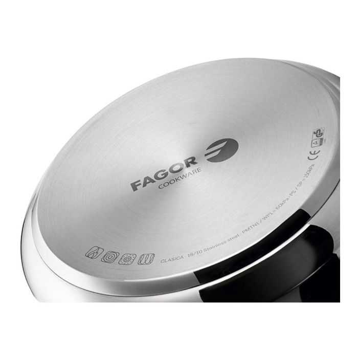Fagor Olla Clásica Bombeada 6L Inoxidable 18/10 Ø23,5x17cm Fagor Olla Clásica Bombeada 6L Inoxidable 18/10 Ø23,5x17cm