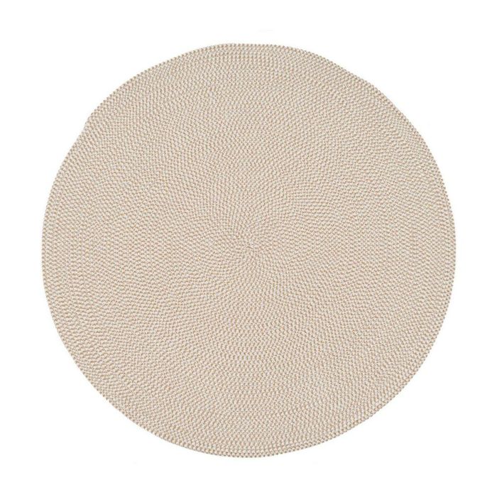 Alfombra Blanco Beige 110 x 110 x 0,2 cm