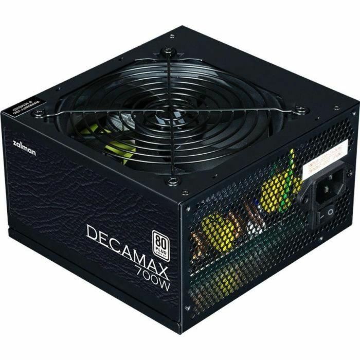 Zalman DecaMax 700W ZAL1734742223994 Fuente de Alimentación PC 80Plus No Modular Ventilador 120 mm Negro 2 Zalman DecaMax 700W ZAL1734742223994 Fuente de Alimentación PC 80Plus No Modular Ventilador 120 mm Negro 2