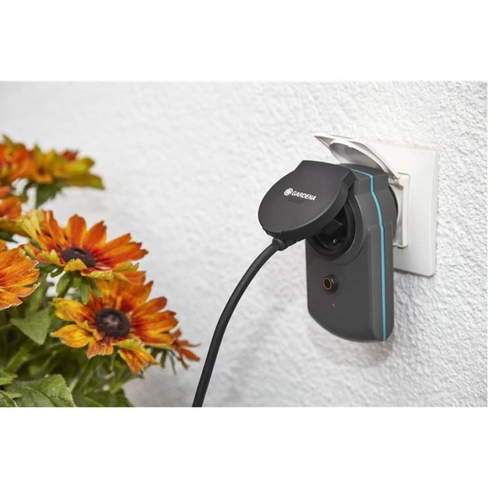 Gardena smart Power Zwischenstecker, enchufe inteligente de color negro para exterior, instalación simplificada, 1 pieza 5 Gardena smart Power Zwischenstecker, enchufe inteligente de color negro para exterior, instalación simplificada, 1 pieza 5
